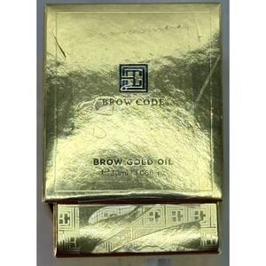 Brow Code Brow Gold Nourishing Growth Oil Oil 1.06 fl oz / 30 ml New in Box!